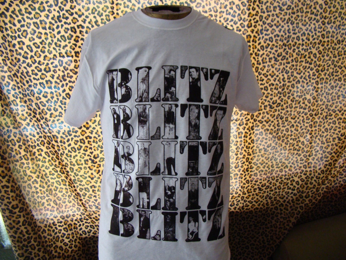 Blitz Punk Band Shirt by Addicted to Chaos Oi Mens Size S Etsy UK