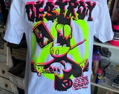 十字架にかけられた MICK-E 破壊シャツ セディショナリーズ スタイル T