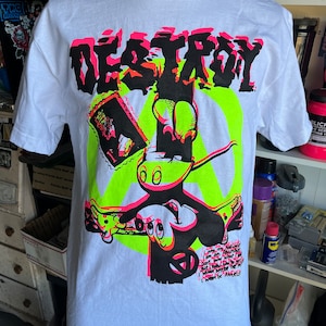 crucified MICK-E destroy shirt seditionaries style t-shirt by addicted to chaos (A)