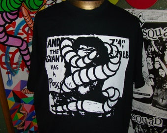 dcoi worm shirt "wormface" MENS sizes small through xxl