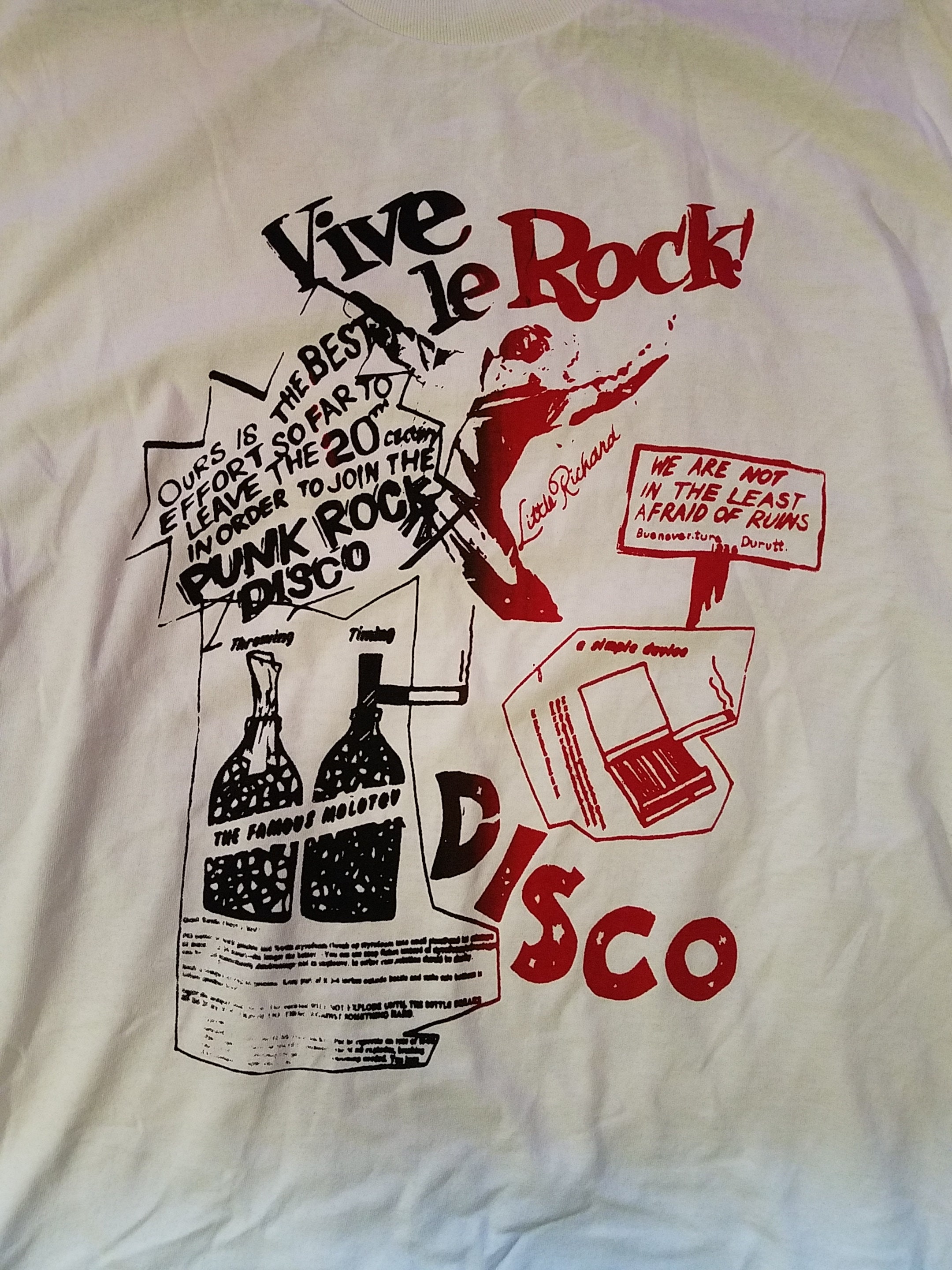 Seditionaries (c.1980) - 'Vive Le Rock', A Long Sleeved Shirt