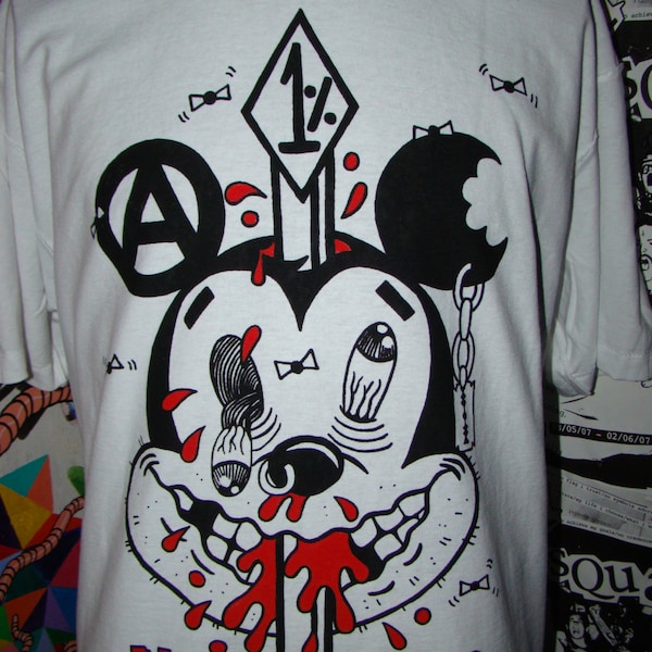 impaled mickey seditionaries shirt (color) by addicted to chaos