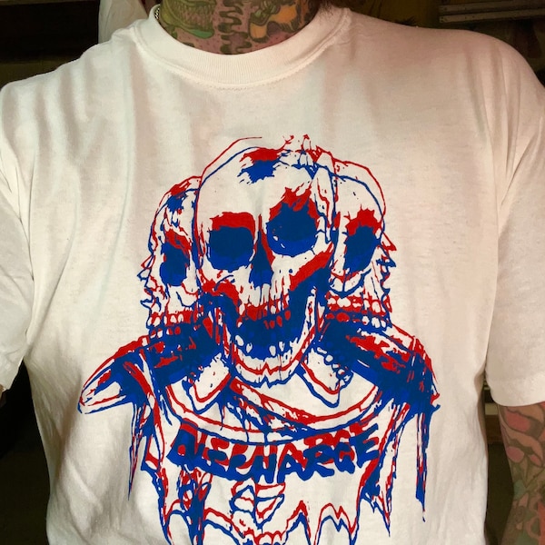 DISCHARGE SKULLS punk shirt by aDDICTED tO cHAOS seditionaries UK82