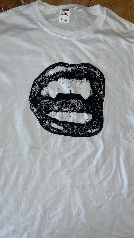 FANGS Punk Shirt by Addicted to Chaos Vampire Teeth Tee - Etsy