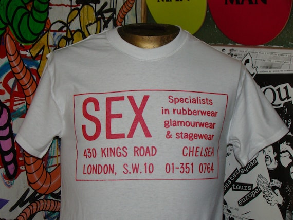 SEXoriginal 430 KING’S ROAD CHELSEA Tシャツ Sex 430 Kings Road Seditionaries Shirt - Etsy