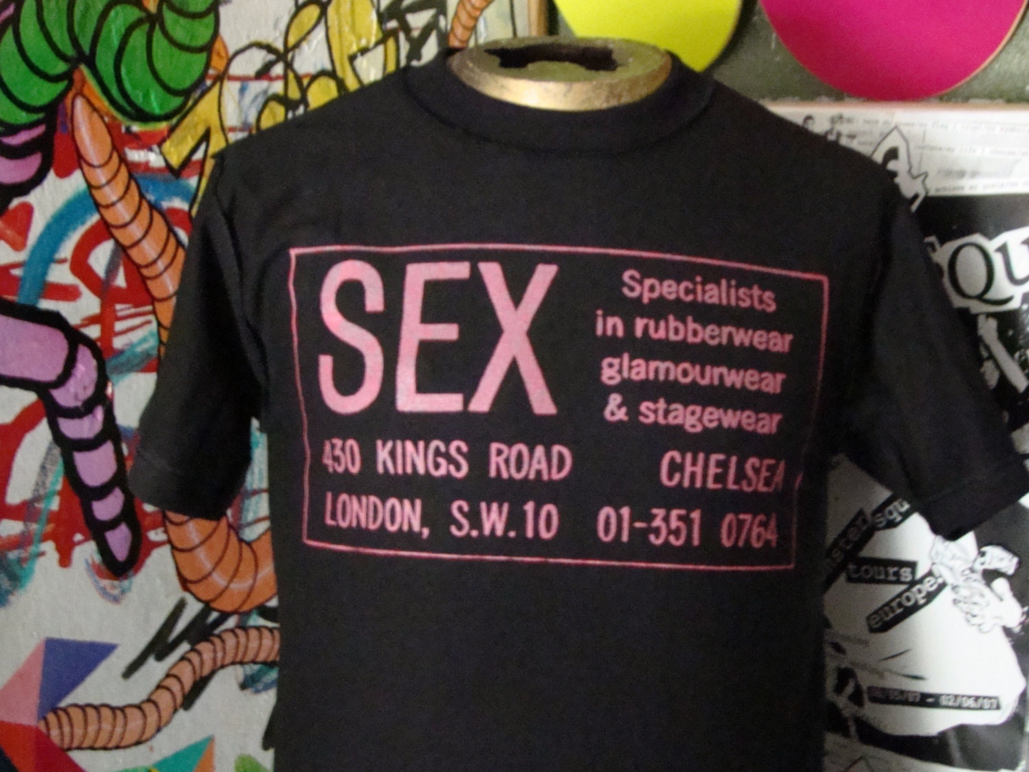 SEXoriginal 430 KING’S ROAD CHELSEA Tシャツ Sex 430 Kings Road Seditionaries Shirt - Etsy
