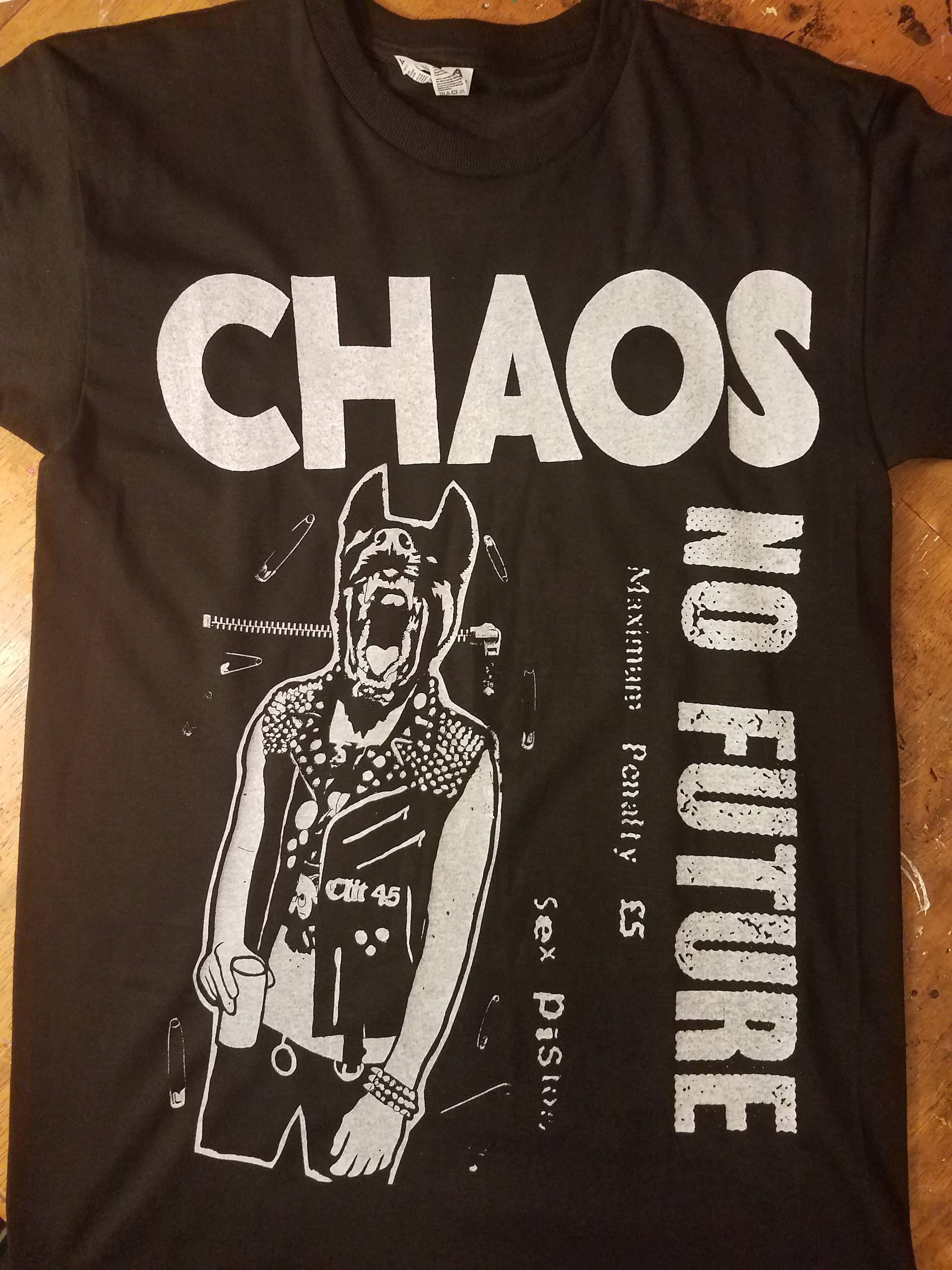 DESTROY Dog PUNK Dog Shirt CHAOS Dawg by Addicted to Chaos