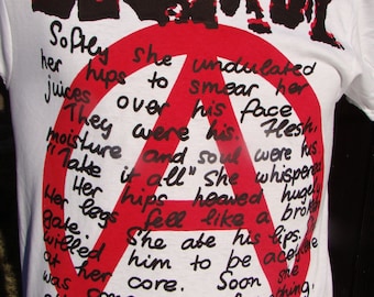 DESTROY anarchist love story seditionaries style punk shirt by addicted to chaos