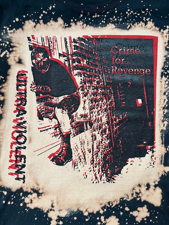 Ultraviolent Uk 82 Punk Shirt Crime for Revenge - Etsy