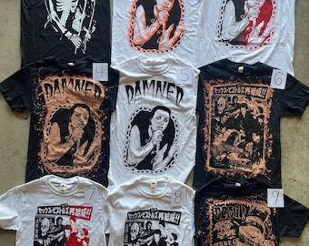 9 Punk shirts to choose from aDDICTED to cHAOS SEDITIONARIES