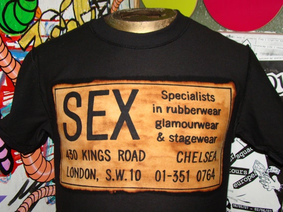 SEXoriginal 430 KING’S ROAD CHELSEA Tシャツ Sex 430 Kings Road Seditionaries Shirt - Etsy