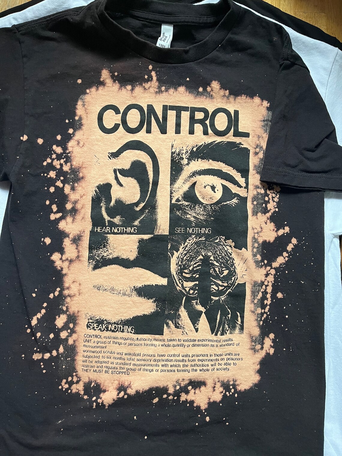 CONTROL Hear Nothing PUNK Shirt by Addicted to Chaos Discharge ...