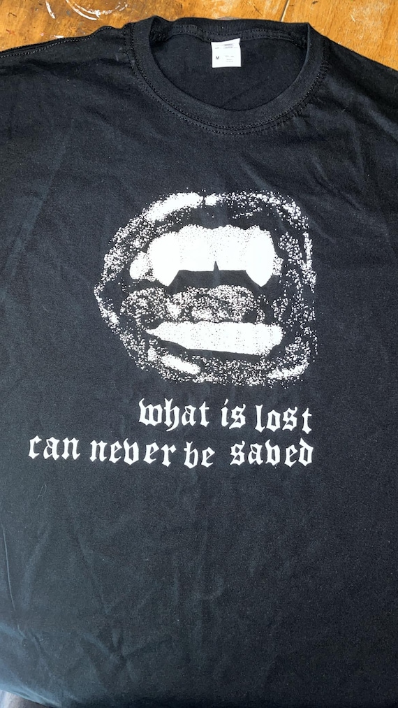 FANGS Punk Shirt by Addicted to Chaos Vampire Teeth Tee - Etsy