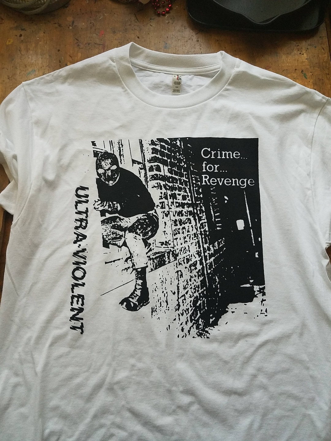 Ultraviolent Uk 82 Punk Shirt Crime for Revenge - Etsy