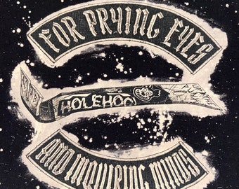 FOR PRYING EYES punk shirt collaboration with drink whiskey eat cigarettes by addicted to chaos