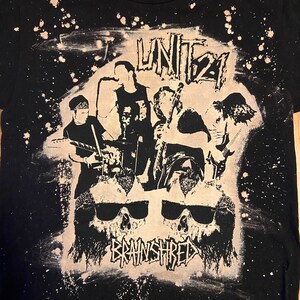 UNIT 21 punk shirt BRAINSHRED by aDDICTED tO cHAOS