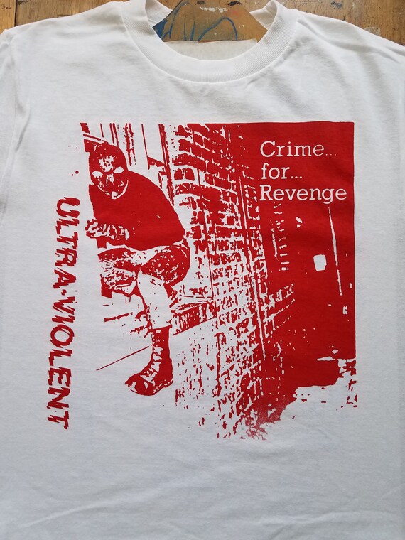 Ultraviolent Uk 82 Punk Shirt Crime for Revenge - Etsy