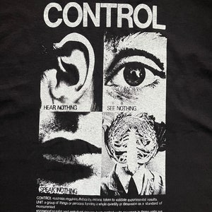 CONTROL n’entend rien chemise PUNK par aDDICTED tO cHAOS décharge séditionnaires