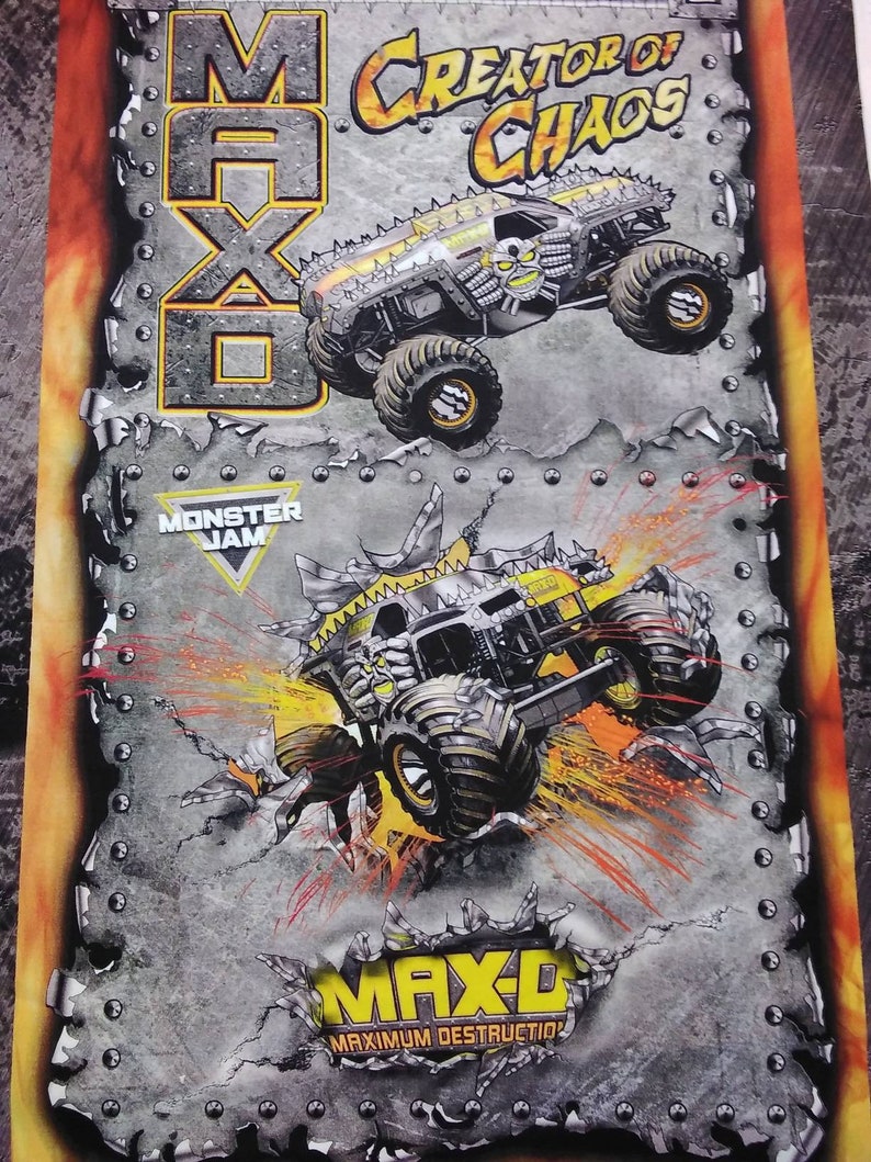 Monster Jam Fabric Collection by Print Concepts 10280 Etsy