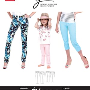 Jalie 3461 Pull on Jeans Sewing Pattern for Women & Girls Sewing Pattern, Uncut, New Sewing Pattern .. one of my favorite patterns!!