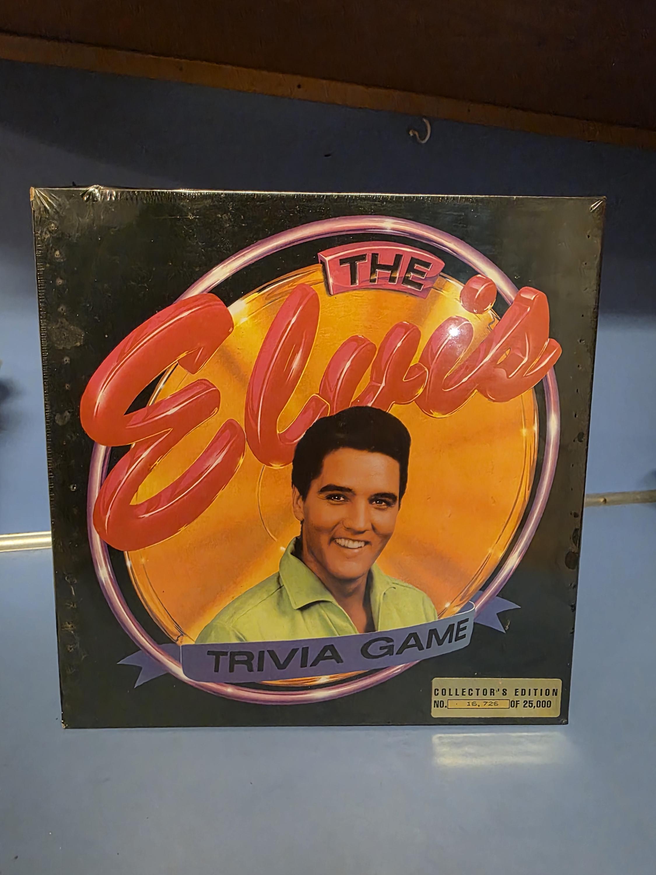 Elvis Trivia Game Collectors Edition, Boîte Métal USAopoly, Scellée Neuve