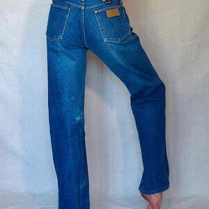 70s Mid Wash Wrangler Denim Jeans Bild 3