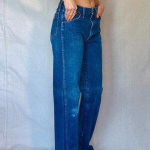 70s Mid Wash Wrangler Denim Jeans Bild 8