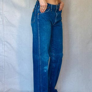 Vintage 70s Mid Wash Wrangler Denim Jeans image 6