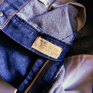 70s Mid Wash Wrangler Denim Jeans Bild 10