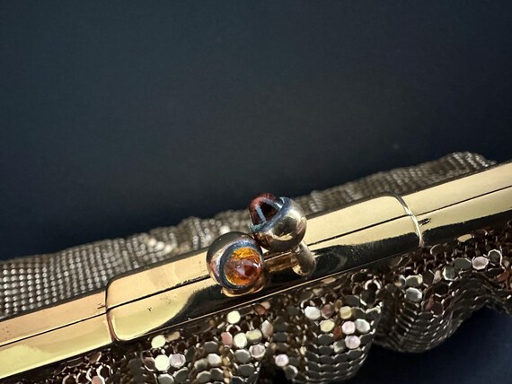 Gorgeous Whiting & Davis Mesh Clutch Evening Bag … - image 7