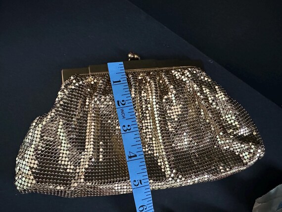Gorgeous Whiting & Davis Mesh Clutch Evening Bag … - image 10