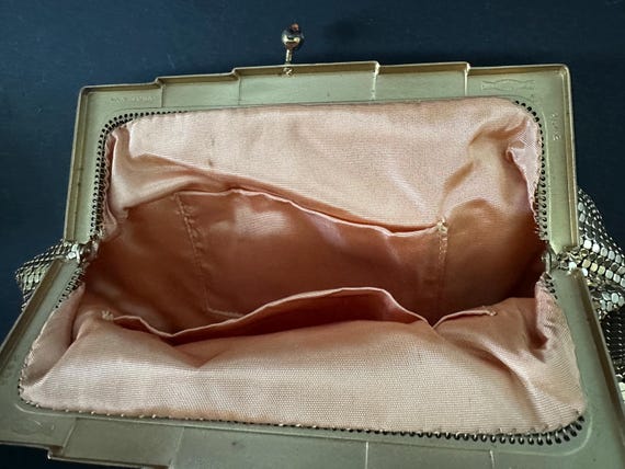 Gorgeous Whiting & Davis Mesh Clutch Evening Bag … - image 9