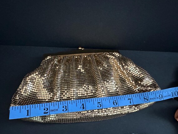 Gorgeous Whiting & Davis Mesh Clutch Evening Bag … - image 8