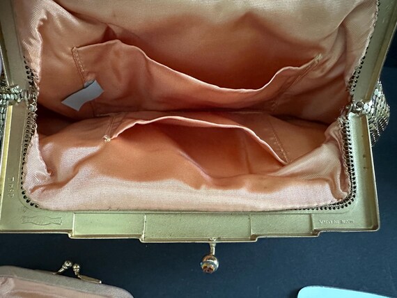 Gorgeous Whiting & Davis Mesh Clutch Evening Bag … - image 4