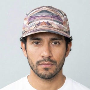 Franklin Mountains Running Hat | El Paso Texas, Moisture Wicking 5-Panel