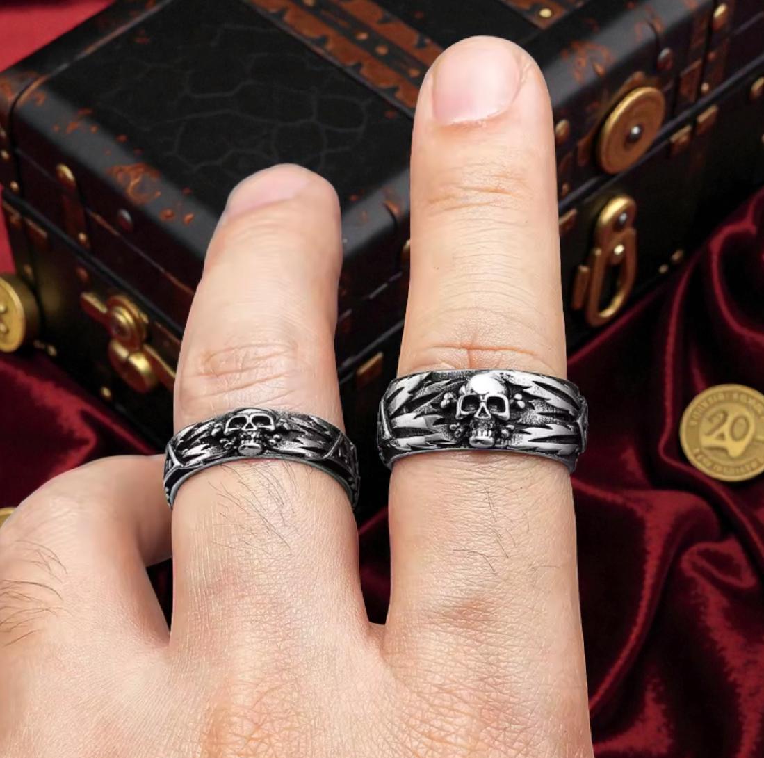 Gothic Skull Devil Ring Stainless Steel Punk Rock Jewelry Gift - Etsy