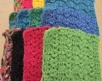 Summer Colors! 4-piece Exfoliating Washcloth Set