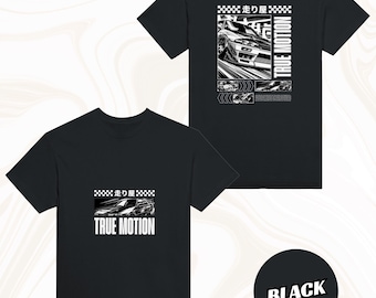Camiseta JDM Car Culture: ropa urbana japonesa, camiseta con motor de gasolina