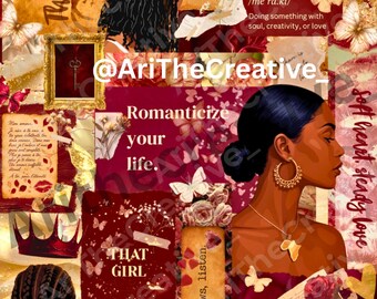 Linen & Bordeaux Kindle Insert: Romantic Booktok Style