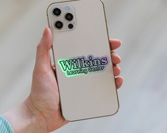 Logotipo de WLC - Adhesivo holográfico