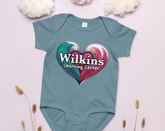 WLC Heart Logo - Baby Jersey Bodysuit
