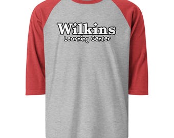 Logo de WLC - Camiseta raglán con manga 3/4