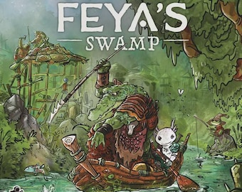 Insert de jeu de société Feyas Swamp | Organiseur imprimable 3D | Fichiers numériques uniquement