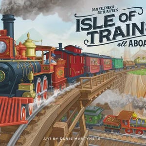 Isle of Trains: All Aboard – Brädspelsorganisatör / Insats (3D-utskrivbar STL)