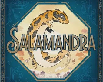 Salamandra Brettspiel Einsatz | 3D Printable Organizer | Nur digitale Dateien