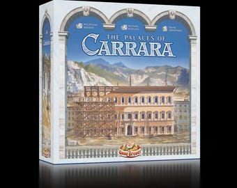 Paläste von Carrara Brettspiel Einlage | 3D Printable Organizer | Nur digitale Dateien