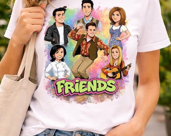 Retro TV Show Graphic | Colorful Splash Shirt Design | Instant Download | High Resolution PNG