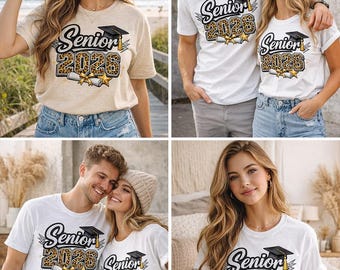 Senior 2026 Leopard Print Graduation Design (Sublimation PNG)