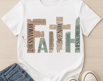 Faith Cross Bible Verse PNG Bundle | Christian Sublimation (Digital Download)