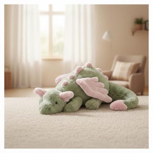 Jellycat Malachy Dragon - Etsy